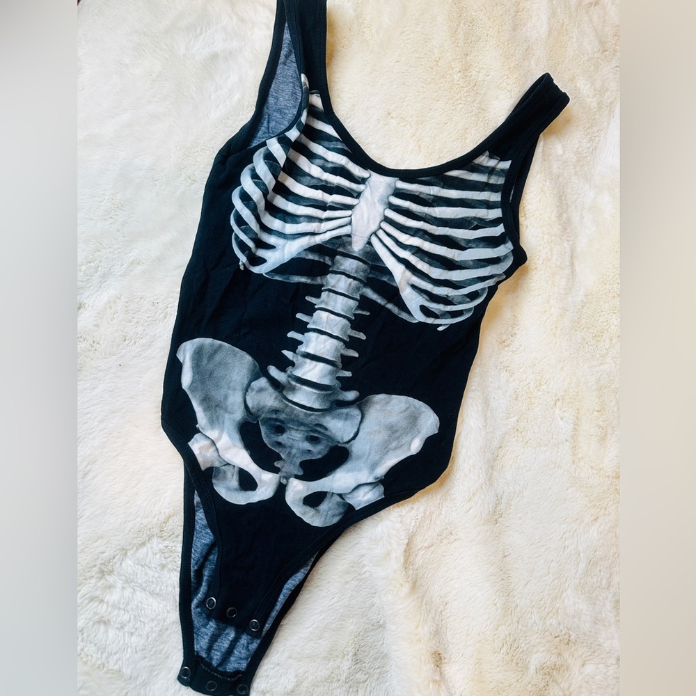 KillStar Skeleton Body Suit Goth
